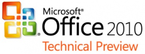 Microsoft Office 2010 Technical Preview Logo Microsoft Office 2010 Technical Preview Logo